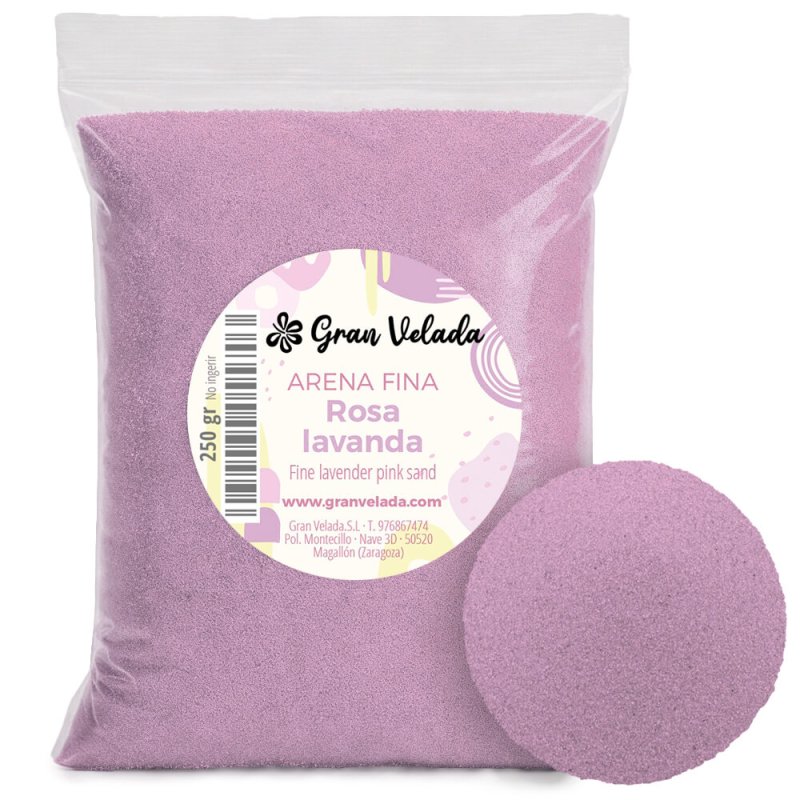 Arena fina rosa lavanda 1