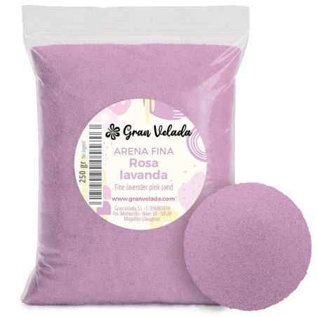 Arena fina rosa lavanda 1