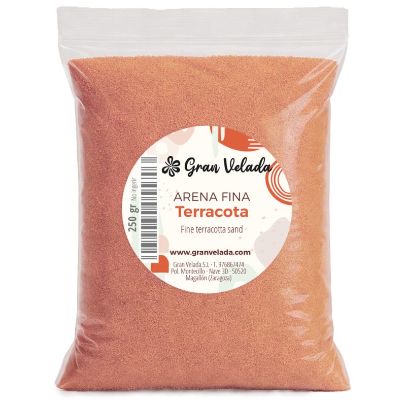 Arena fina color terracota 3