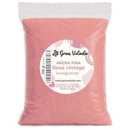 Arena fina rosa vintage 3