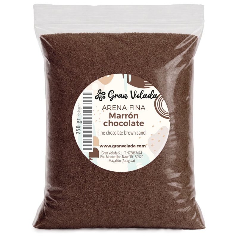 Arena fina marron chocolate 3