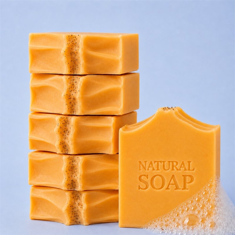 hacer jabon de color amarillo huevo