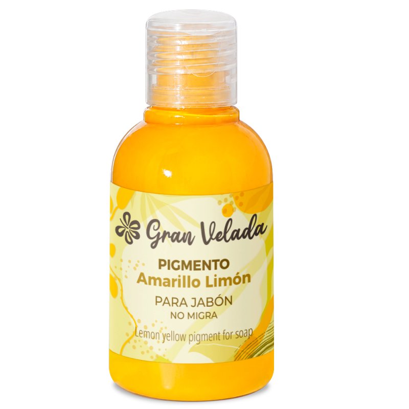 amarillo limon jabon de aceite pigmento liquido