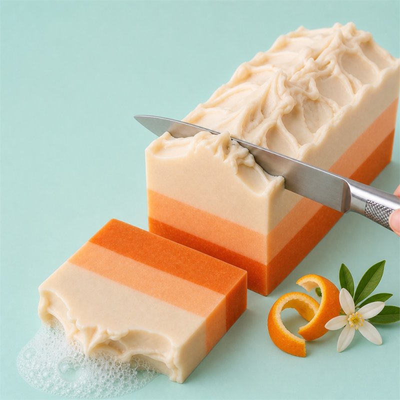 hacer jabon de aceite naranja