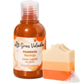 Colorante naranja jabon de aceite pigmento liquido