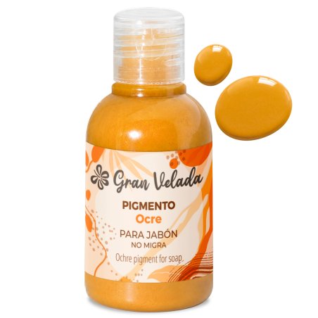 Pigmento liquido ocre jabon de aceite