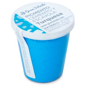 Pigmento turquesa para cemento y escayola