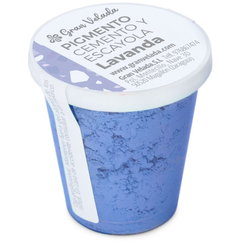 Pigmento lavanda para cemento y escayola