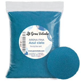 Sable bleu ciel fin