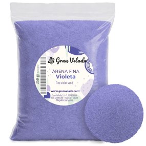 Arena fina violeta