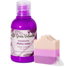 Colorant mauve néon liquide pigmentaire savon