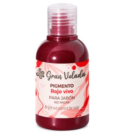 Colorante rojo vivo jabon de aceite pigmento liquido 3