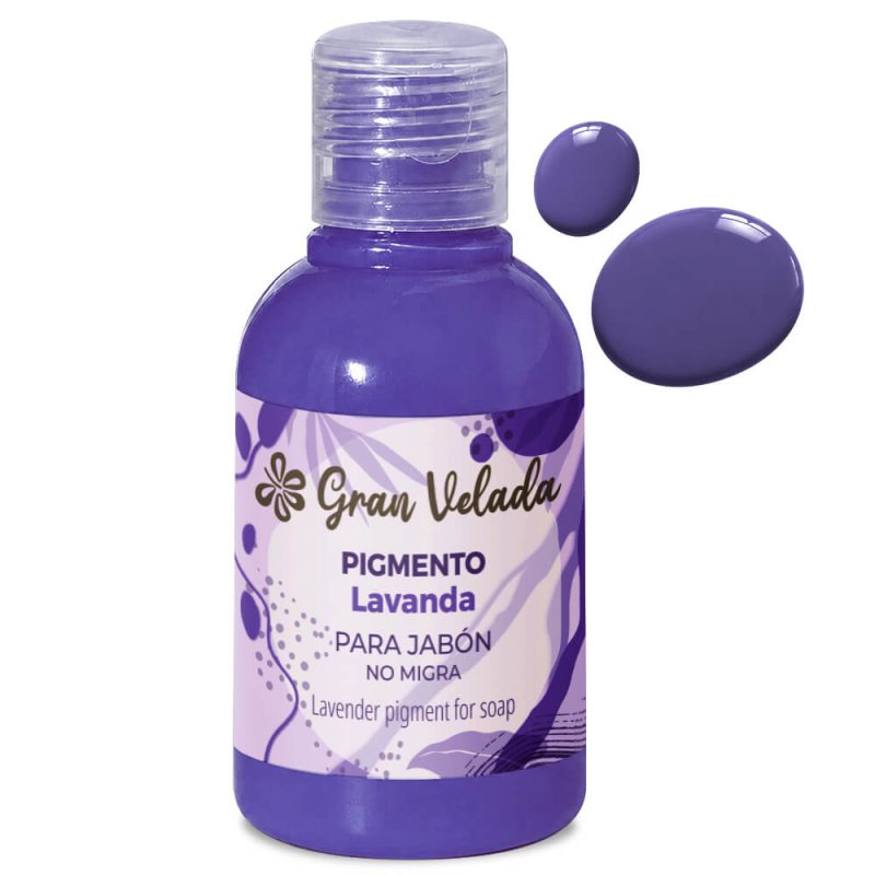 Colorante lavanda jabon de aceite pigmento liquido 2