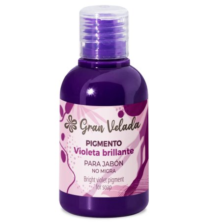 Colorante violeta brillante jabon de aceite pigmento liquido 3