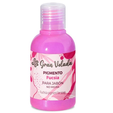 Colorante fucsia jabon de aceite pigmento liquido 3