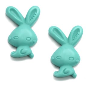 Molde de silicone 2 Funny Rabbits