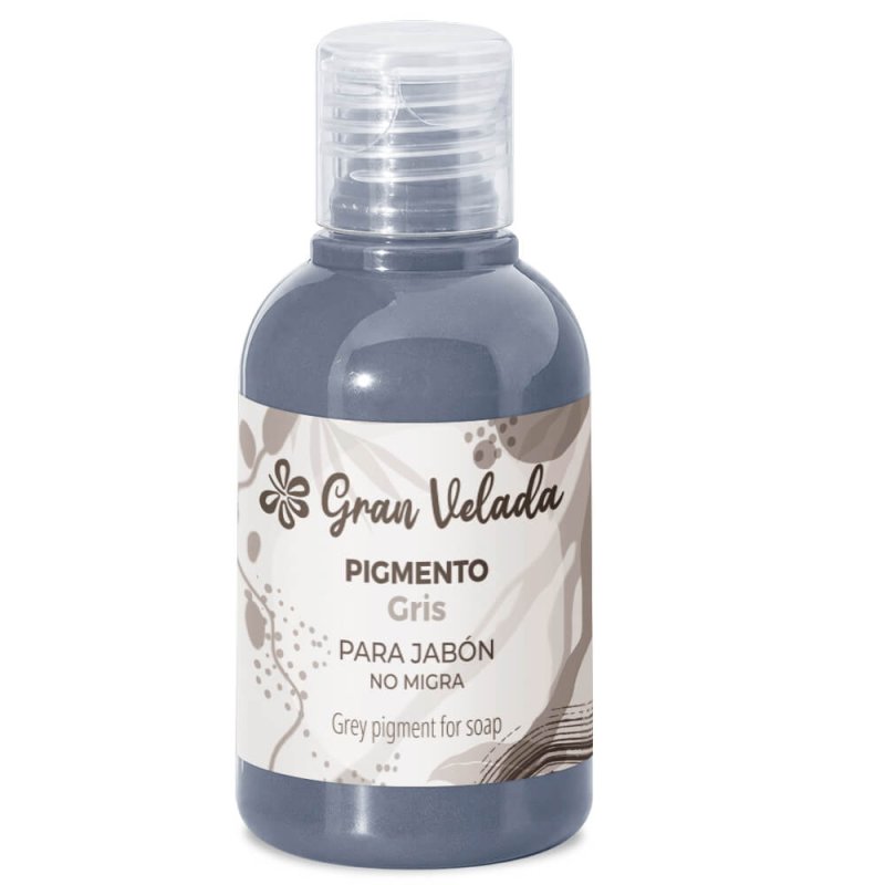Colorante gris jabon de aceite pigmento liquido 3