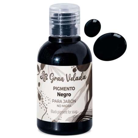 Colorante negro jabon de aceite pigmento liquido 2
