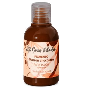 Colorante marron chocolate jabon de aceite pigmento liquido