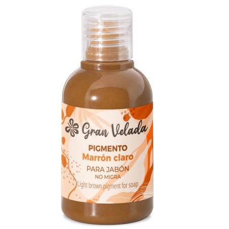 Colorante marron claro jabon de aceite pigmento liquido 3