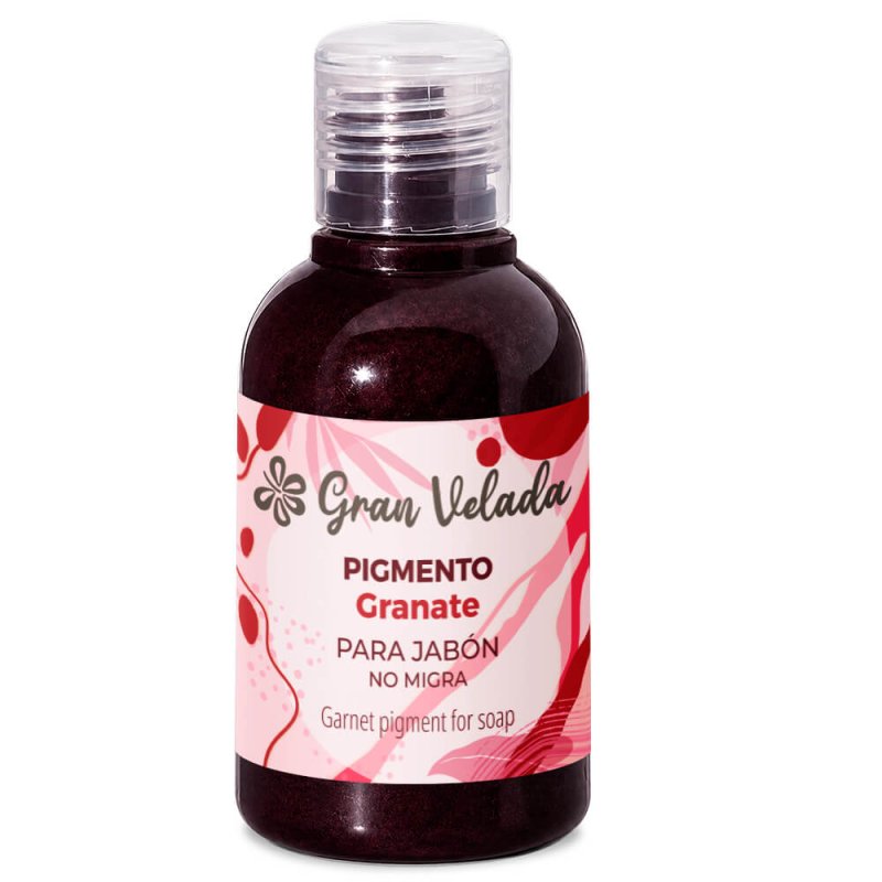 Colorante granate jabon de aceite pigmento liquido 3