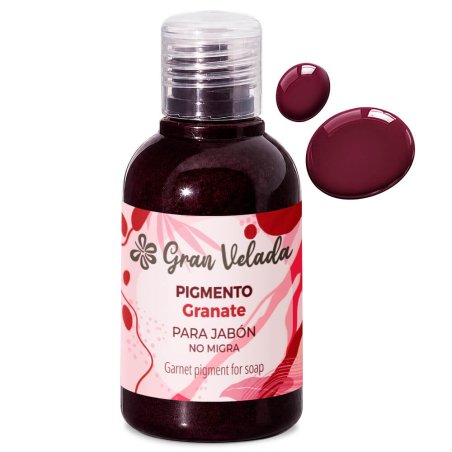 Colorante granate jabon de aceite pigmento liquido 2
