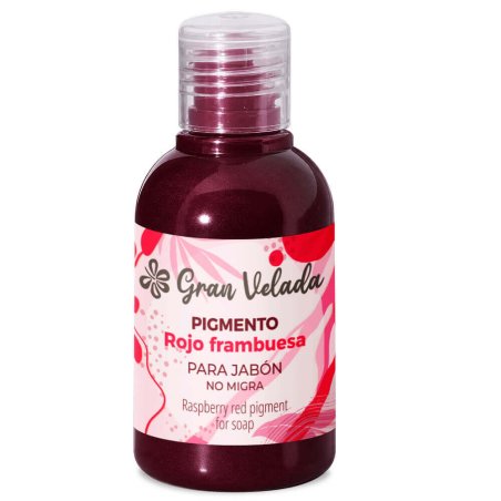Colorante rojo frambuesa jabon de aceite pigmento liquido 3