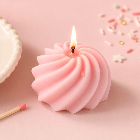 Molde topping cupcake para hacer velas caseras