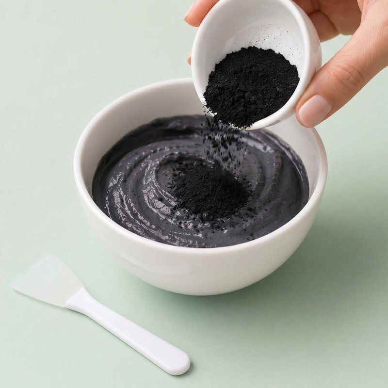 Carbón activo cosmético para fabricar cosmética