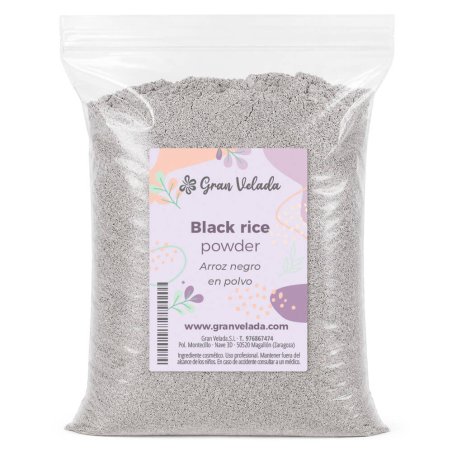 polvo de arroz negro