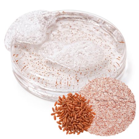 Partículas exfoliantes arroz rojo 250 micras
