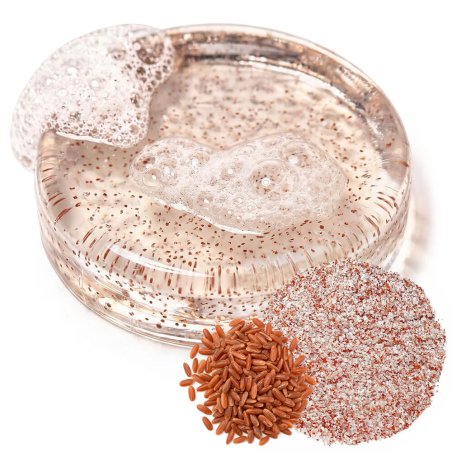 Partículas exfoliantes arroz rojo 500 micras