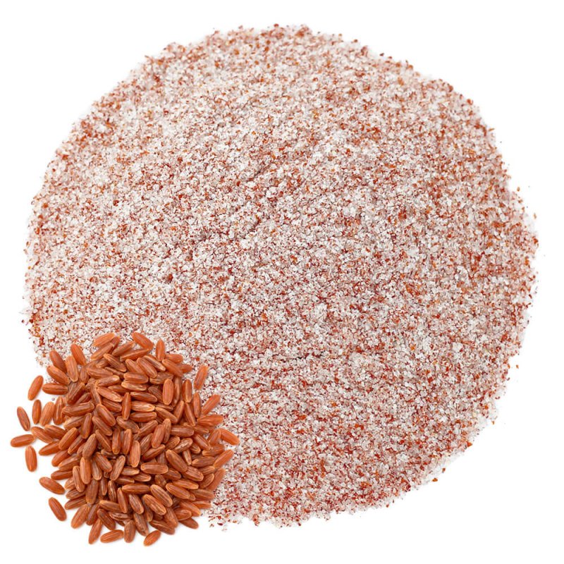 Partículas exfoliantes arroz rojo 500 micras