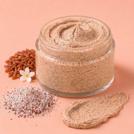 Partículas exfoliantes arroz rojo 500 micras
