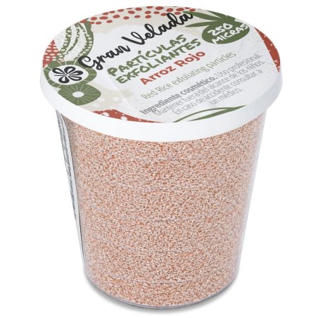 Partículas exfoliantes arroz rojo 250 micras