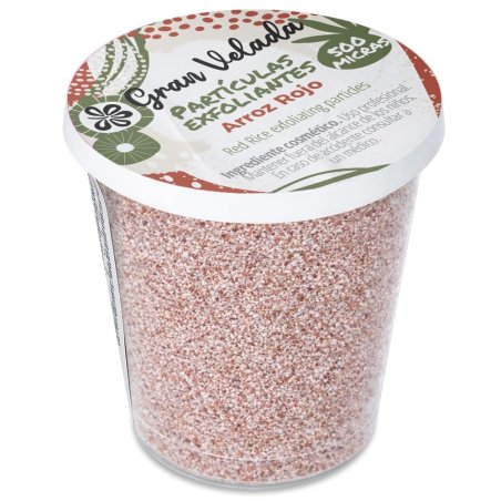 Partículas exfoliantes arroz rojo 500 micras