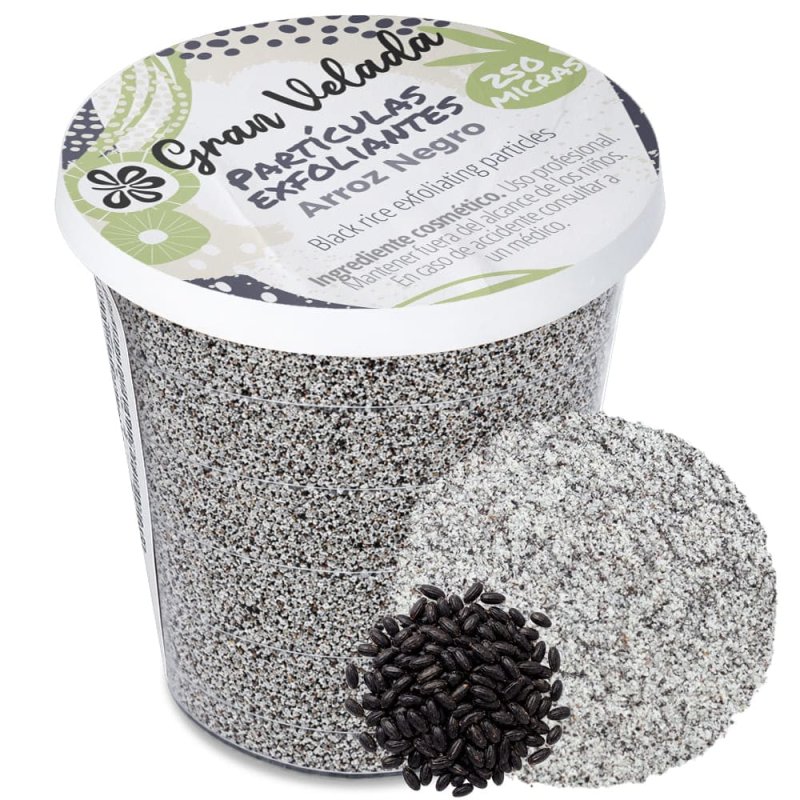 Partículas exfoliantes faciales
