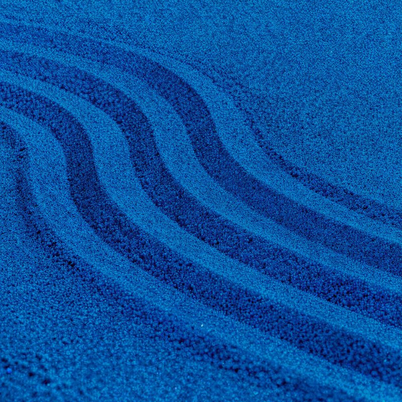Arena fina azulon decorativa