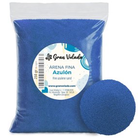 Sable fin bleu intense