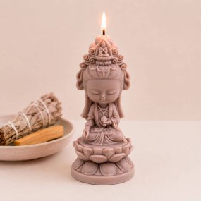 Molde para velas buda Guanyin