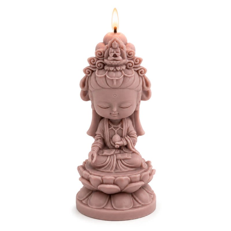 Molde para velas buda Guanyin 2