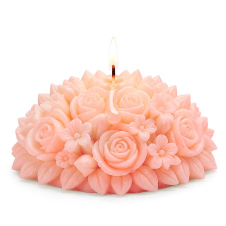 Molde para hacer velas ramo de flores