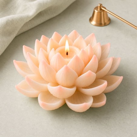 Molde para velas flotantes nenúfar