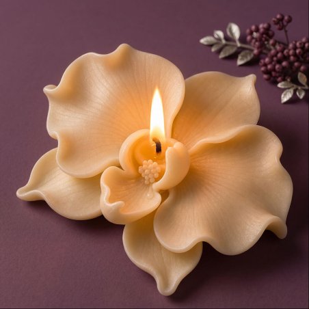 Molde para velas orquídea