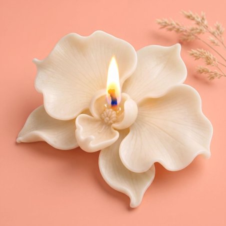 Molde para velas orquídea