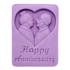 Moule pour faire du savon Joyeux Anniversaire