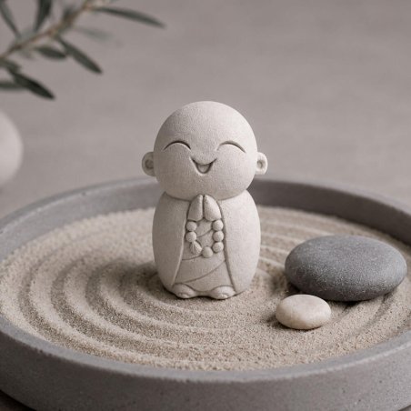Molde para velas buda risueño 5