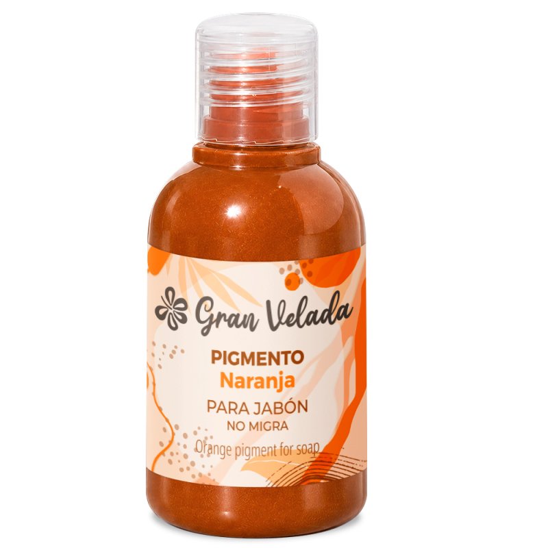 Colorante naranja jabon de aceite