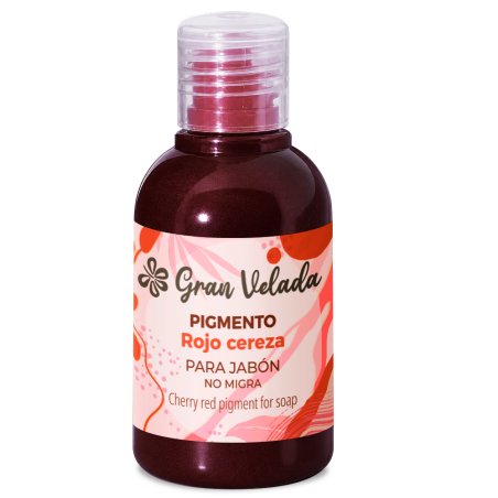 Colorante rojo cereza jabon de aceite