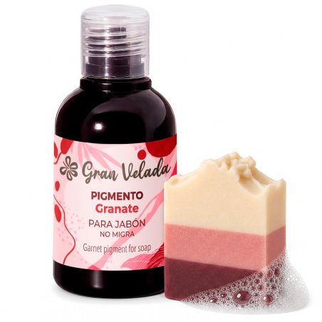Colorante granate jabon de aceite pigmento liquido